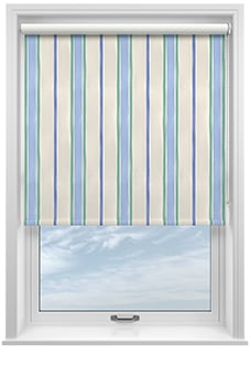 Bluebellgray Seaside Stripe, Atlantic - Twist&Fit Roller Blind